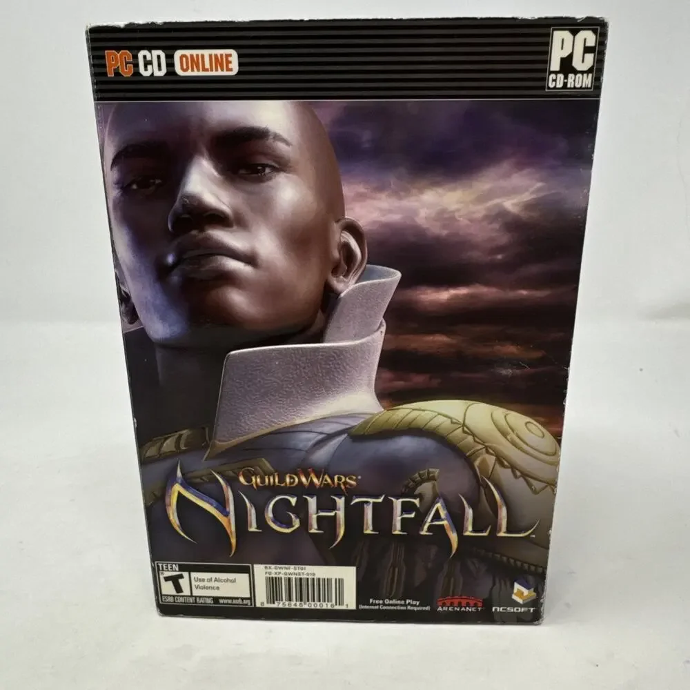 Guild Wars: Nightfall‎ - PC - Video Game - GOOD Includes Slip Cover